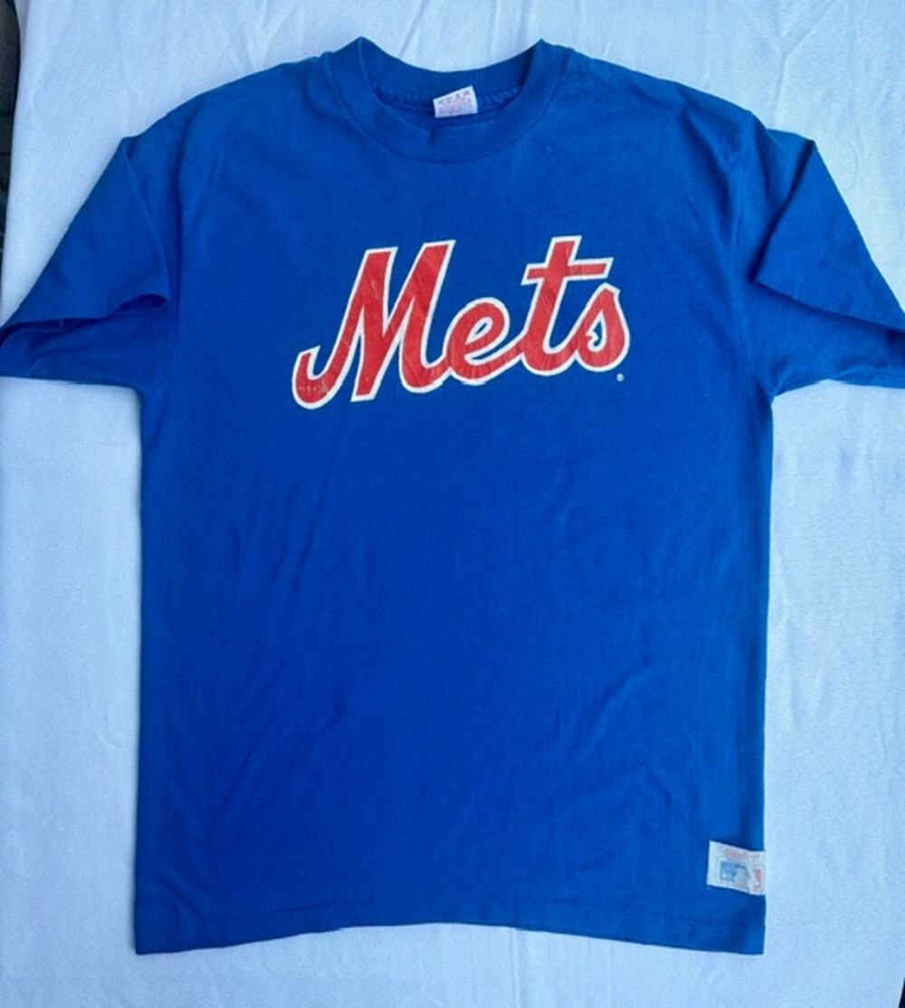 Vintage Rawlings New York Mets MLB Graphic T-Shirt Men's Large